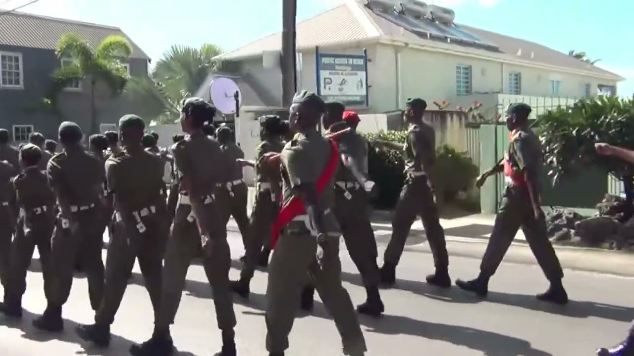 The Barbados Regiment Colour to Church Parade (Route March)- 22nd Feb 2026