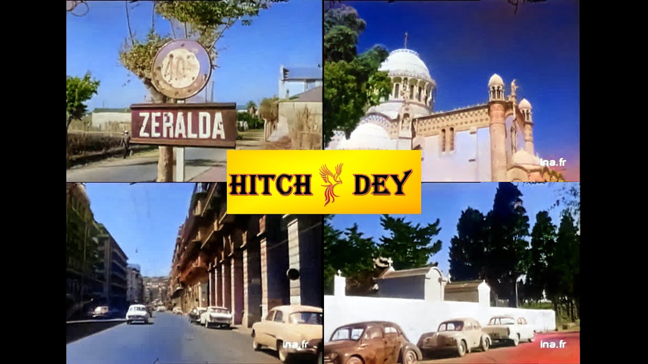 vid&eacute;o de 1961 d'Alger Centre et Zeralda restaur&eacute; en couleur زرالدة و الجزائر العاصمة 1961بالألوان