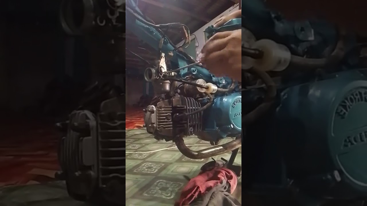 Motor Kriss MR1masalah karburetor exzos keluar asap hitam