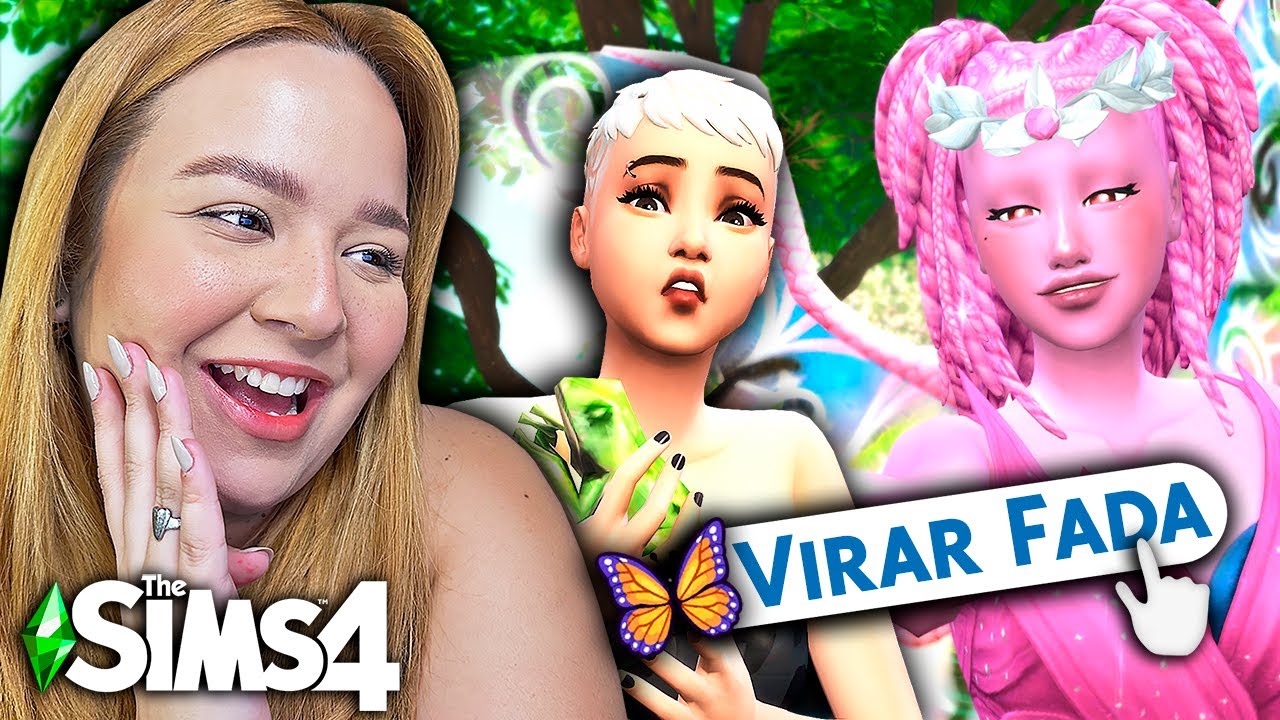 JOGUEI MUITO COM A NOVA EXPANSÃO DO THE SIMS 4: Natureza Encantada | Jogabilidade Completa