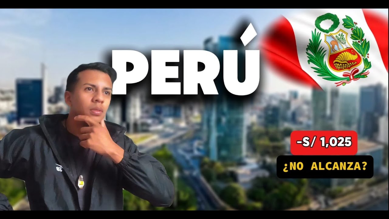 **SUELDO MINIMO vs COSTO DE VIDA** Realmente para que TE ALCANZA en LIMA PERÚ. #jorgitovlogs #lima
