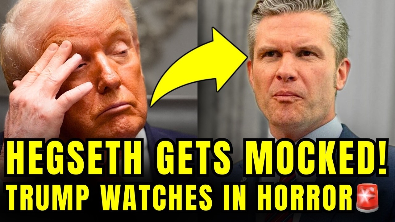 🚨Trump CRINGES As Pete Hegseth Gets LAUGHED OFF THE INTERNET!