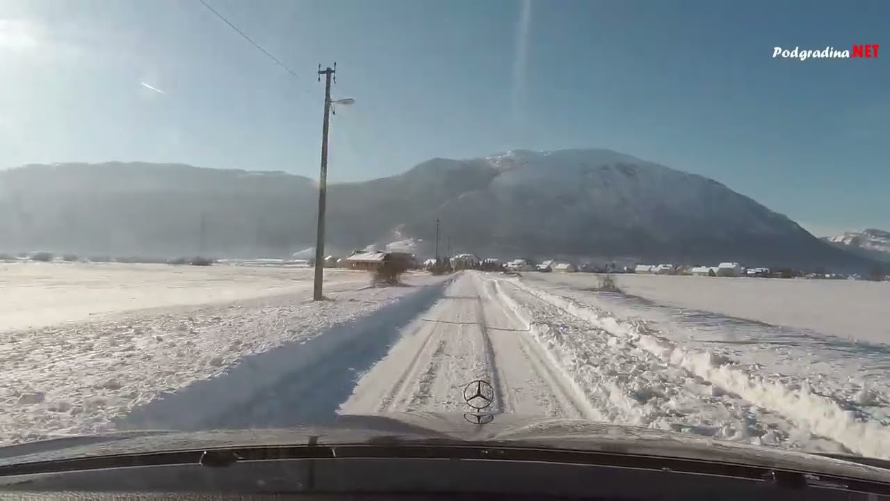 Vožnja po snijegu od Podhuma do Podgradine (Livno) | 2018