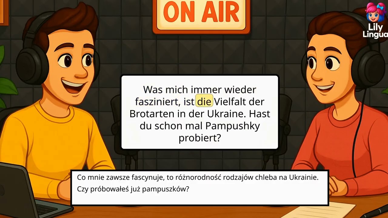 Podcast o niemieckiego: Słuchaj i ucz się codziennych dialogów