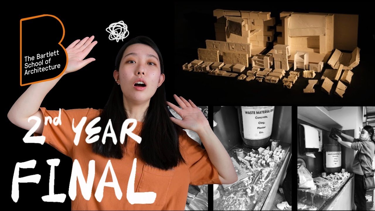 大二建築系期末地獄丨救命，短時間内不想再做石膏模型了！丨【在Bartlett讀建築系的日子#17】丨英國留學