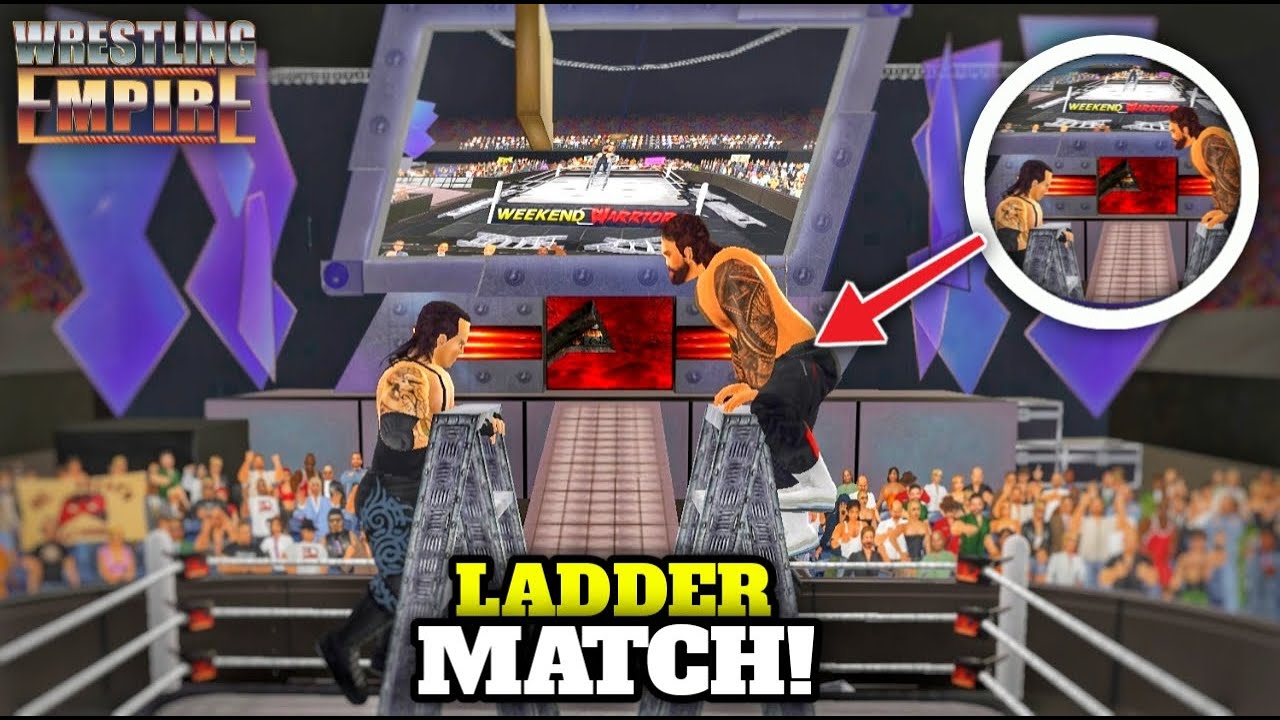 ЛЕСТНИЧНЫЙ МАТЧ В WRESTLING EMPIRE!