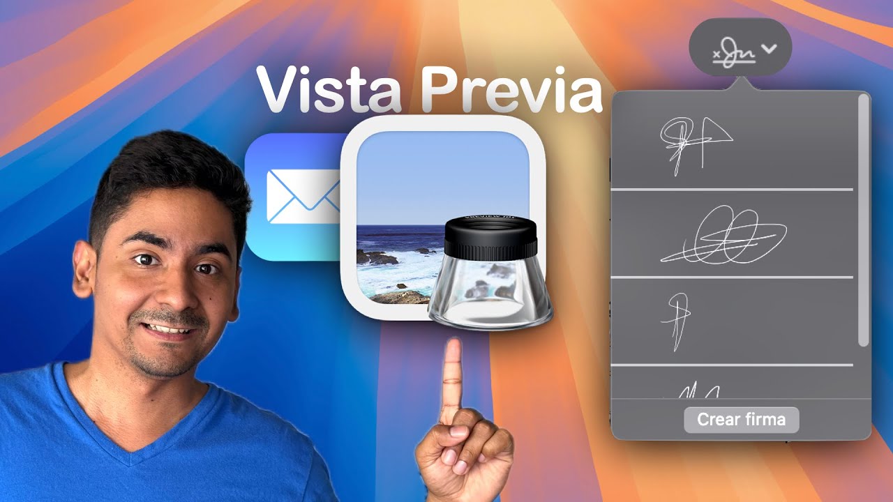 Agregar FIRMA en VISTA PREVIA  en un PDF  para responder correos desde la MAC y mas