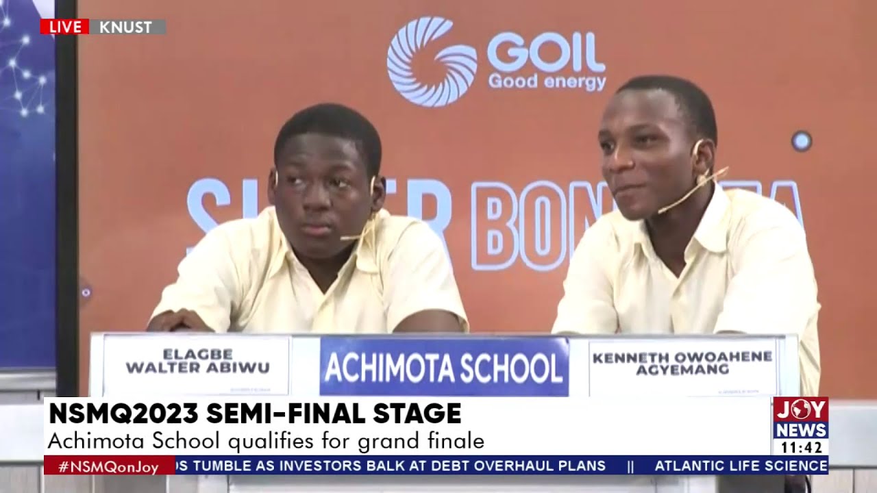 Achimota Sch. qualifies for the final of the NSMQ after easing past St. Louis and Wesley girls' SHS