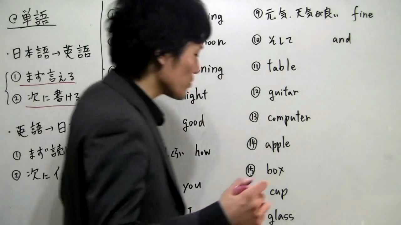 中１英語：単語の覚え方【中学英語ＴＶ】