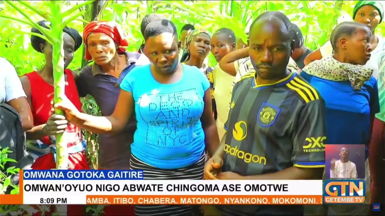 Body of a five-year-old boy found at a neighbor's homestead in Nyanguru Village, Nyankongo, Kisii.