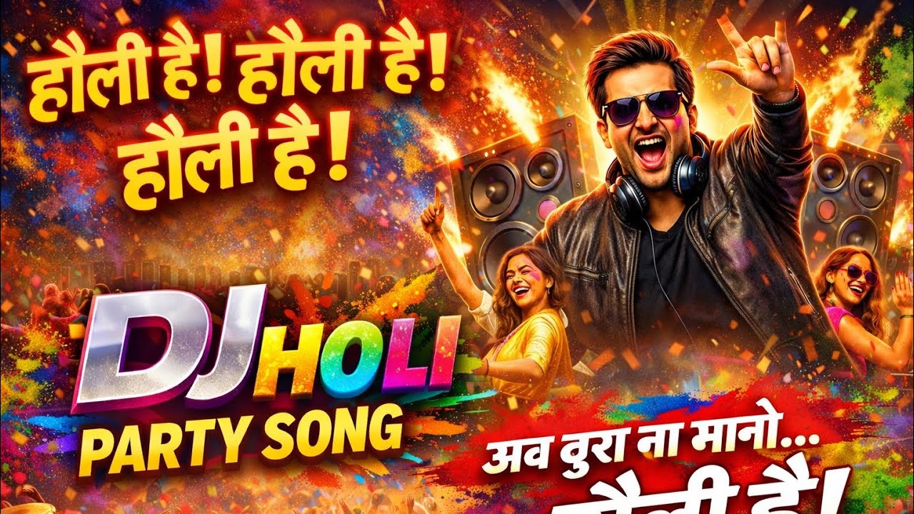🔥Holiya Mein Ude Re Gulal | #Holi_Beach_EDM_Remix_2026 🌈 Holi Hai Festival Drop | #DJ_Desi Dhol Mix