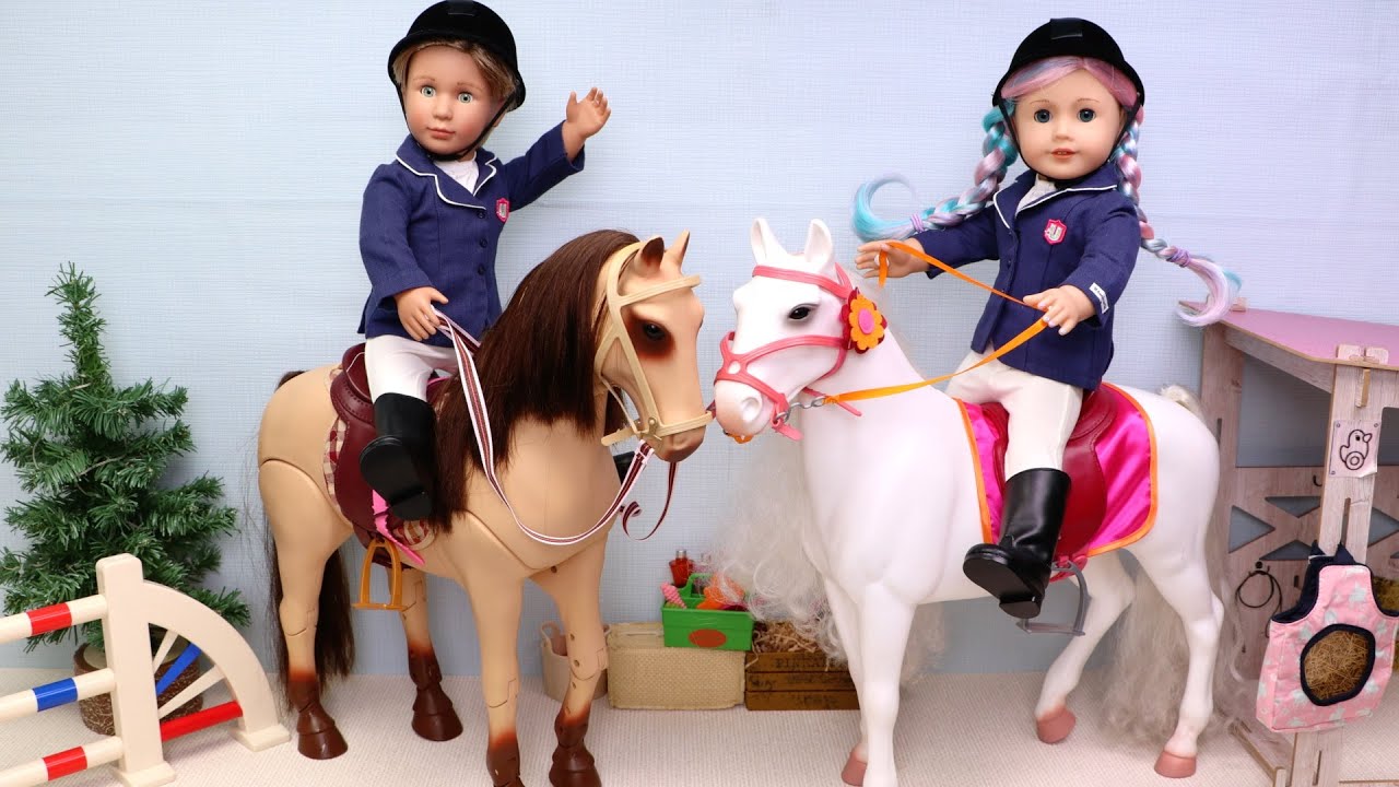 Doll's Day Out! Horse Riding and Friendship!