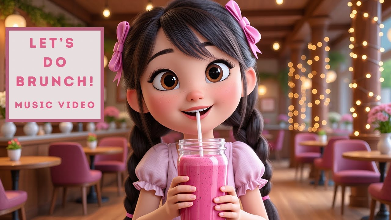 Let's Do Brunch! FUN SONG for GIRLS! Upbeat and playful! Sing Along! MUSIC for KIDS and TWEENS!
