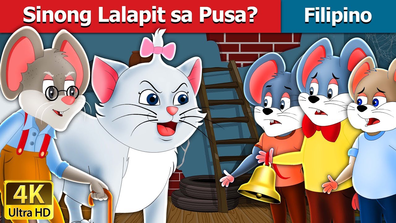 Sinong Lalapit sa Pusa | Who will Bell the Cat in Filipino | @FilipinoFairyTales