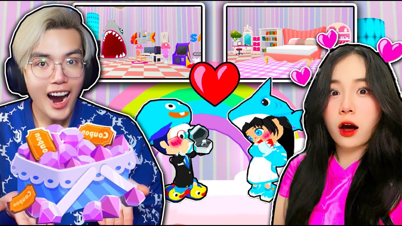 PHONG CẬN RICH KID TIÊU TIỀN TRANG TRÍ PHÒNG GAMING HOUSE CHO SAMMY TRONG PLAY TOGETHER