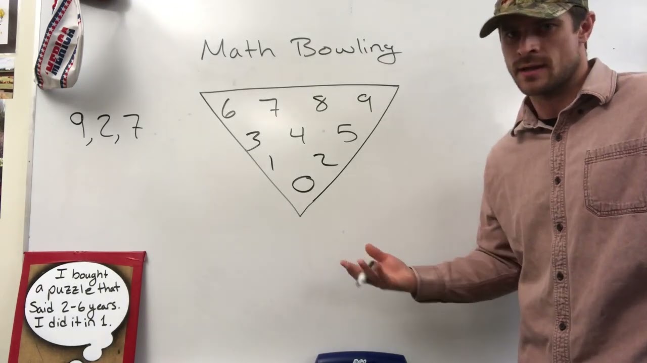 Math Bowling!!! Great Classroom Game All Ages