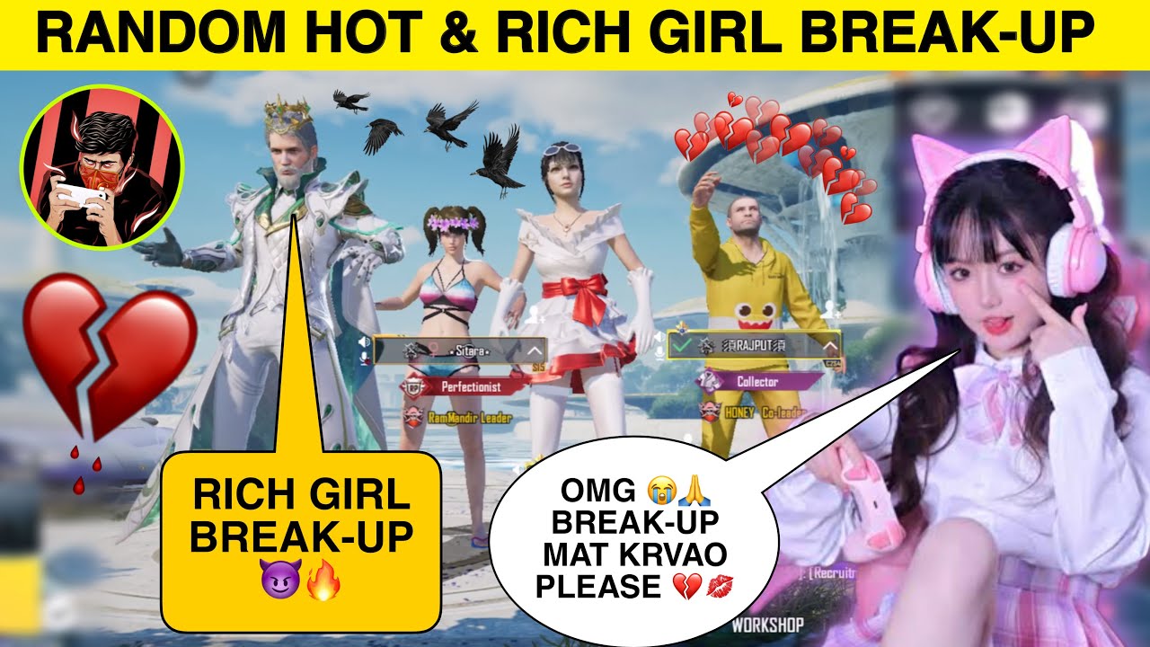 Random RICH & HOT Girl BREAK-UP With His Boyfriend😈 Me SILVANUS X-SUIT MAX 1,00,000 Uc😱 | KadamOP