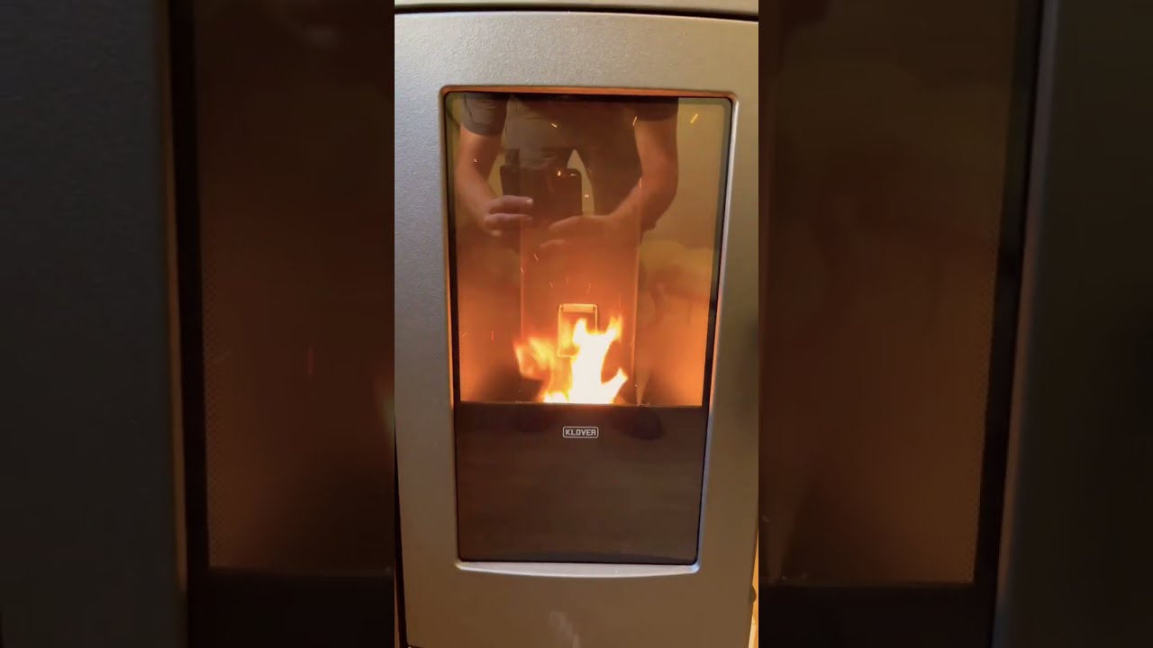 Installazione Termostufa, idrostufa, a pellet Klover con braciere autopulente e modulo wifi!