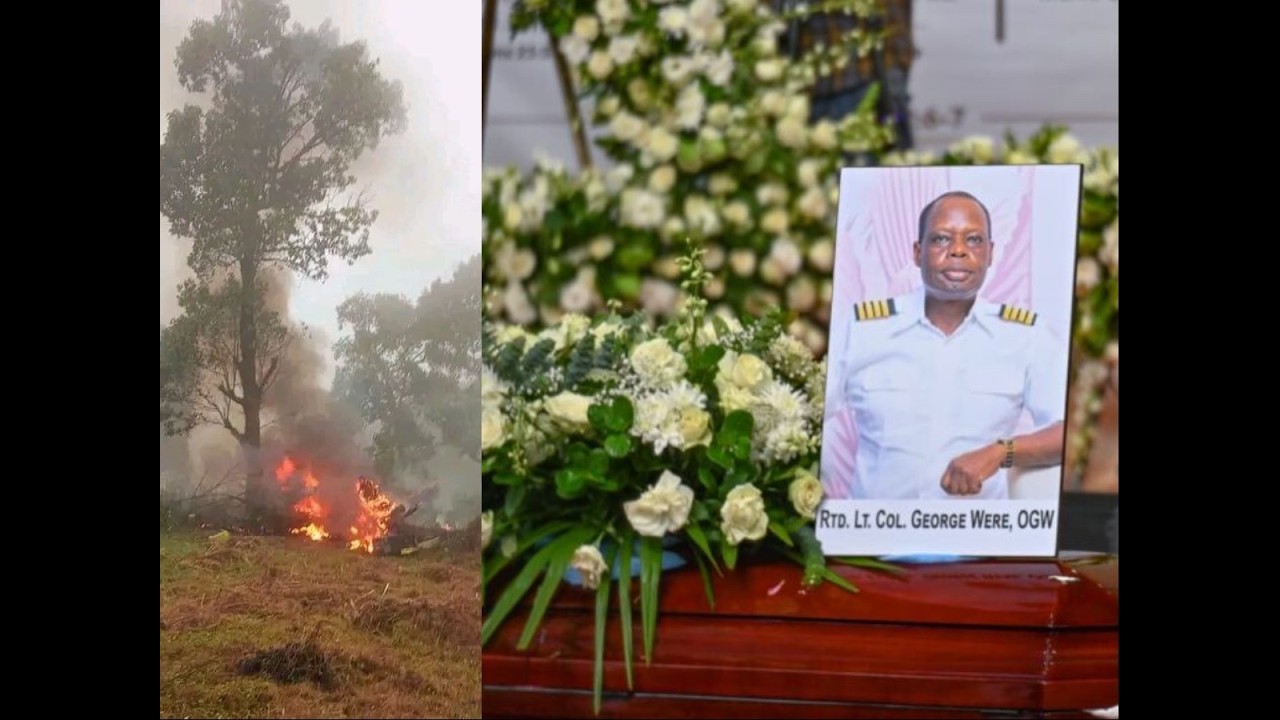 Requiem Mass for Captain George Were Who Perished Alongside MP Johana Ngeno - Don Bosco, Upper Hill