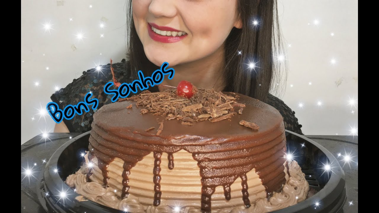 ASMR Brasil Bolo de Chocolate Alpino | Shh Escute | **COM FALAS