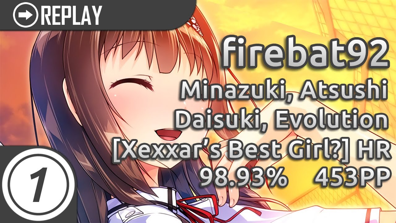 firebat92 | Minazuki, Atsushi - Daisuki, Evolution [Xexxar's Best.. Girl?!] +HR 98.93% 379x 453pp