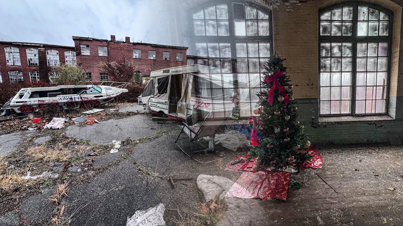 Abandoned 1800s Historic Mill We Found Classic Cars+Flea Market Inside!
