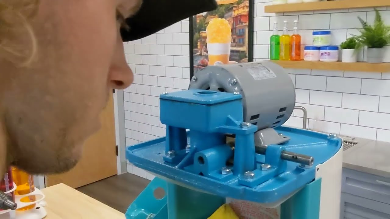 Removing the main shaft and changing the worm gear