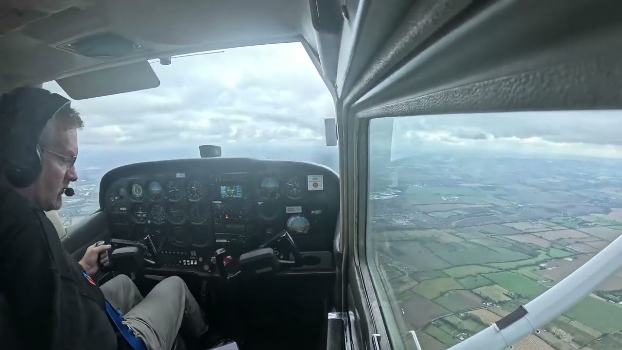 Cessna 172 | Time Lapse | 4K | Worcester and Evesham (September 2024)