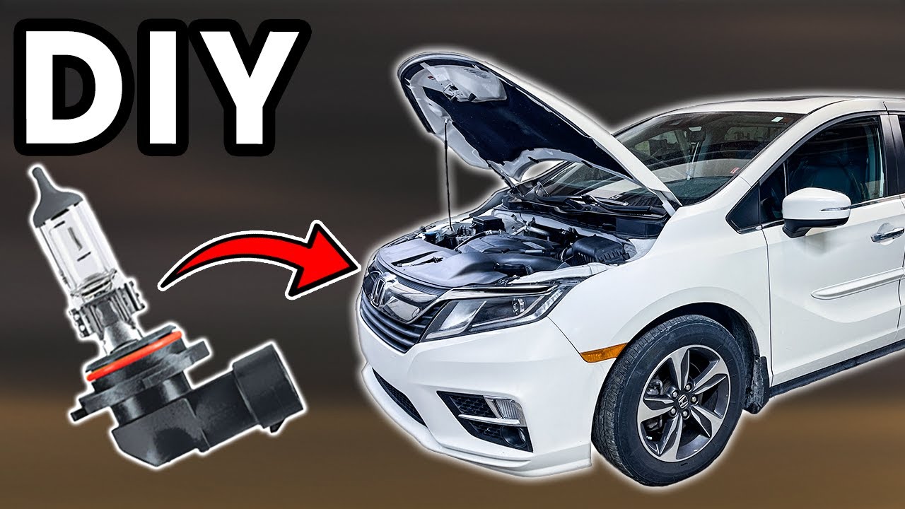 Замена лампочек в фарах Honda Odyssey 2018–2023 годов своими руками | Как заменить лампочки в Hon...