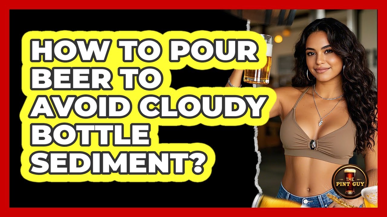 How To Pour Beer To Avoid Cloudy Bottle Sediment? - The Pint Guy