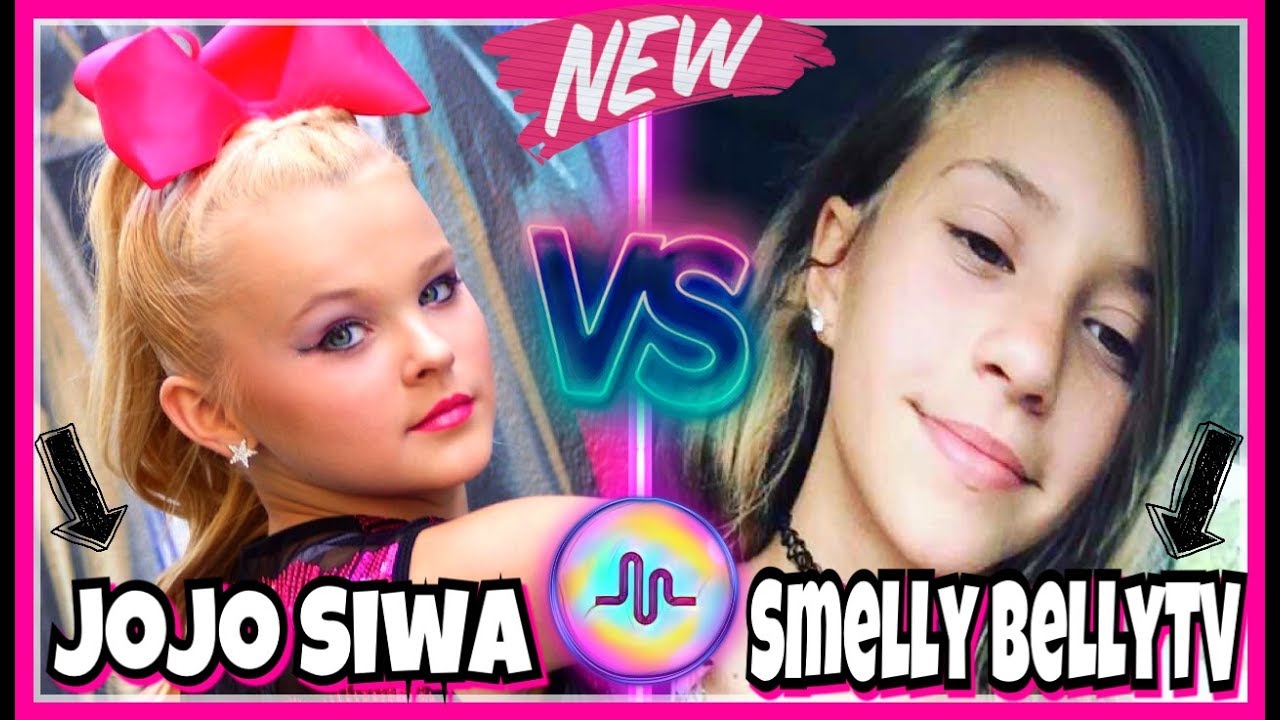 JoJo Siwa VS Smelly Belly TV Musical.ly Battle | Girls Musically Compilation 2017