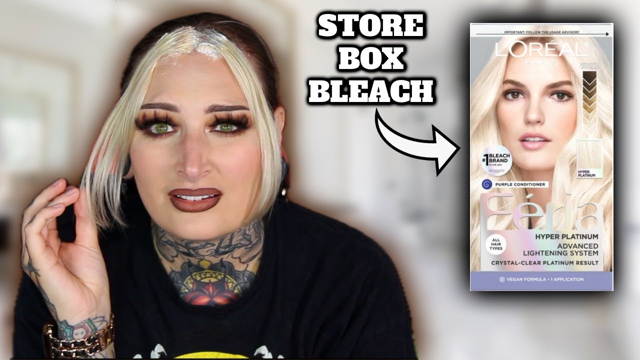 TRYING STORE BOUGHT BOX BLEACH! 🤍