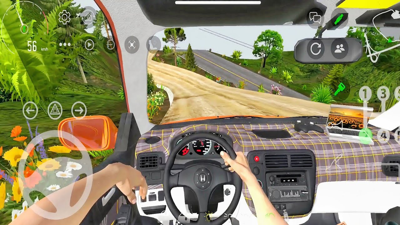 Custom Cars: Online Drive - Honda Civic Car Realistic Offroad Driving - Android Gameplay