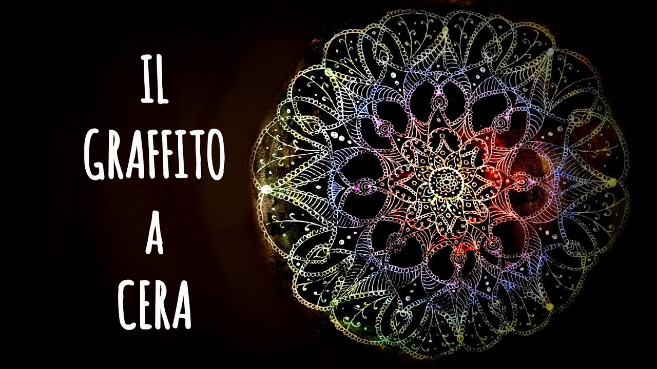 Il GRAFFITO con colori a cera e china. (tecniche Artistiche) Arte per Te
