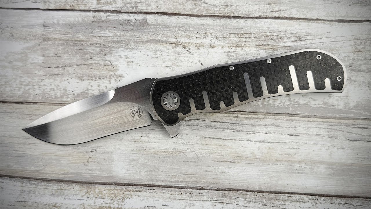 Van Herddeen Custom Folder Famelock Pocketknife. Fablades Full Review