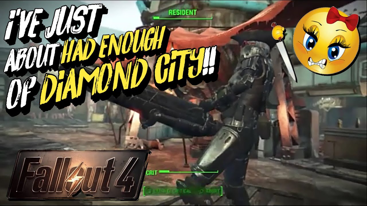 IMPALING everyone in DIAMOND CITY!! (Fallout 4 Fun)