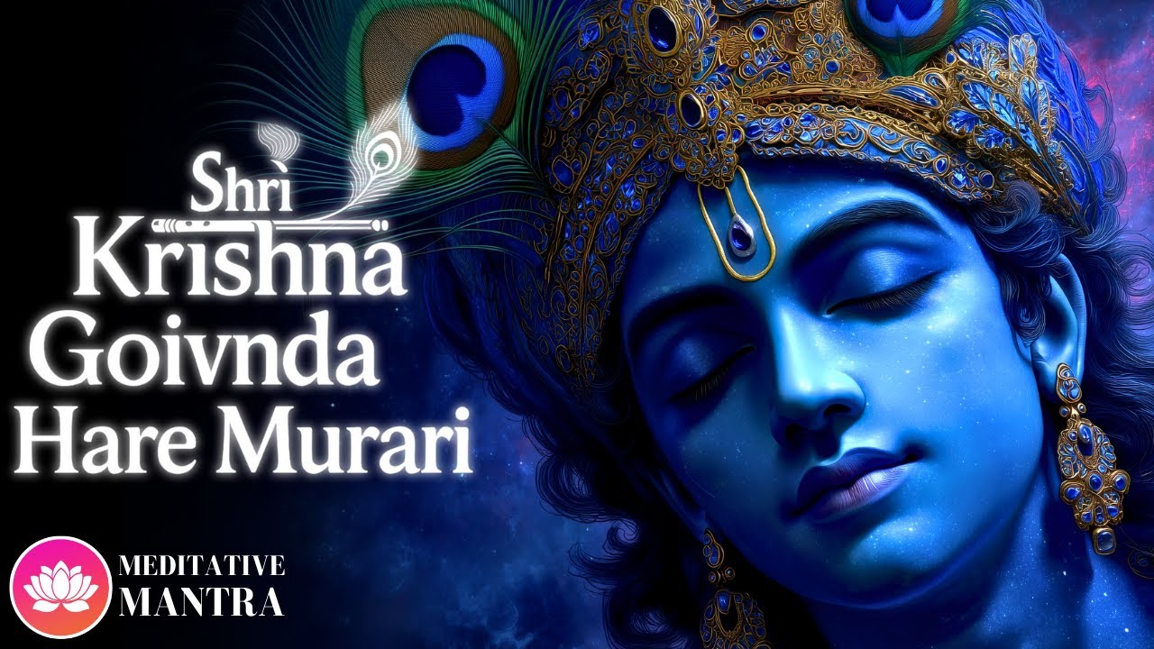 Experience Divine Peace | Shri Krishna Govinda Hare Murari | Sleep Under Krishna's Loving Shield