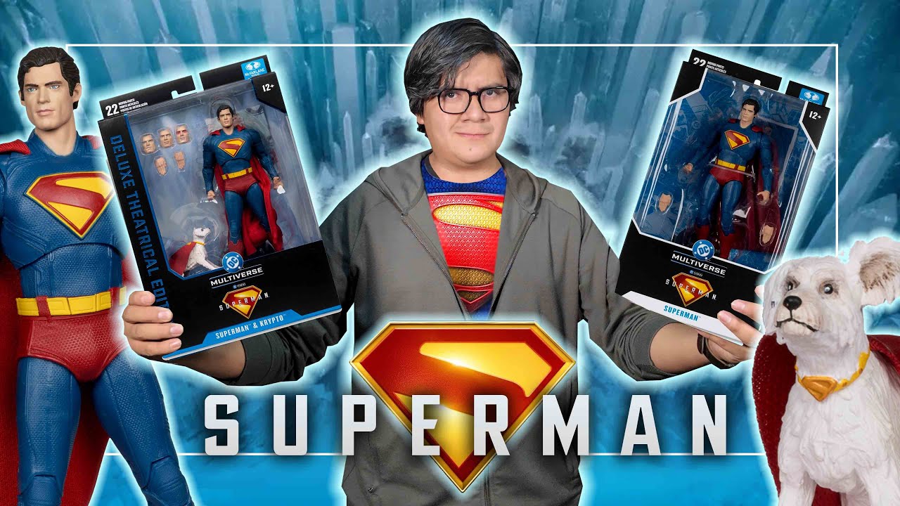 Así son los NUEVOS JUGUETES de la Película de SUPERMAN 2025 😱🔥 | El Tio pixel
