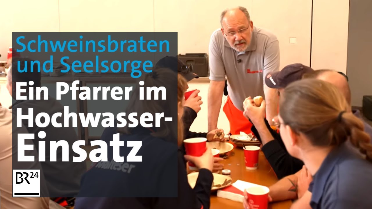 Einfach da sein: Mit dem Seelsorger unterwegs zu Hochwasser-Betroffenen | BR24