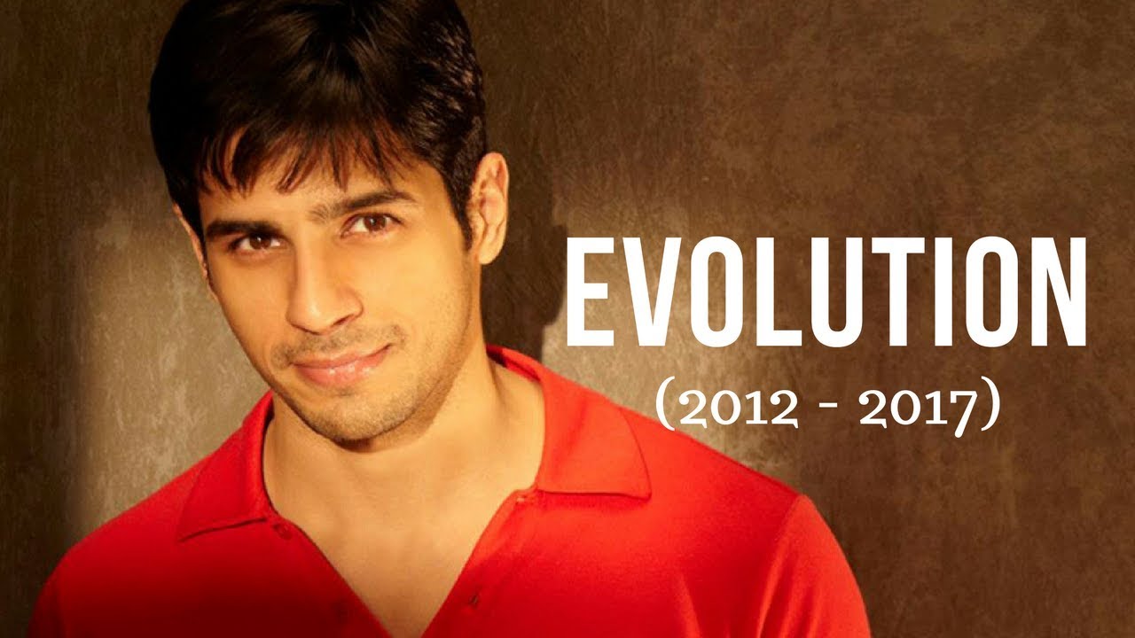 Sidharth Malhotra Evolution (2012 - 2017)