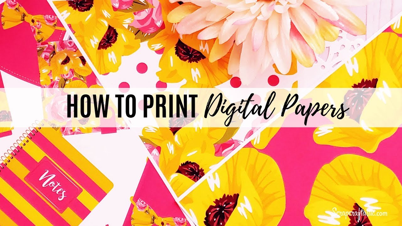 Quick Tips On How To Print Letter Size 8.5x11 From 12x12 Digital Papers | Scrapccraftastic