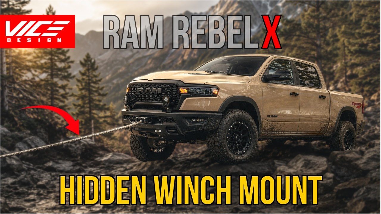 You NEED this TOOL on your truck | Hidden Winch Mount Installation - 2025 RAM REBEL & RHO