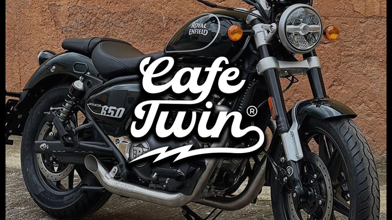 Cafe Twin x Mass Super Meteor 650 Hot Rod Exhaust Sound