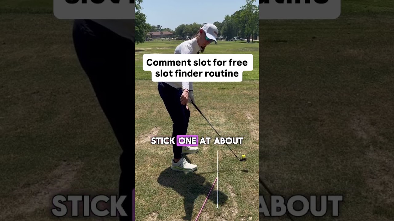 Comment “SLOT” for free Slot Finder Routine Most golfers never learn how to drop the club into the