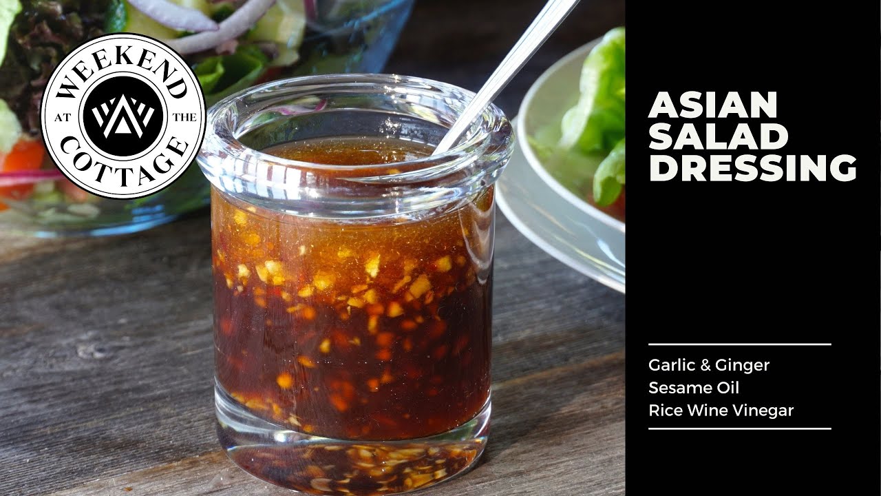 The Best ASIAN SALAD DRESSING | 1-Minute Video!