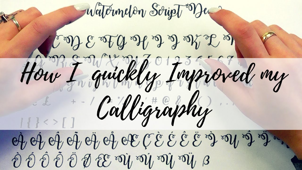 Quick and Easy Tricks for Improving your Calligraphy