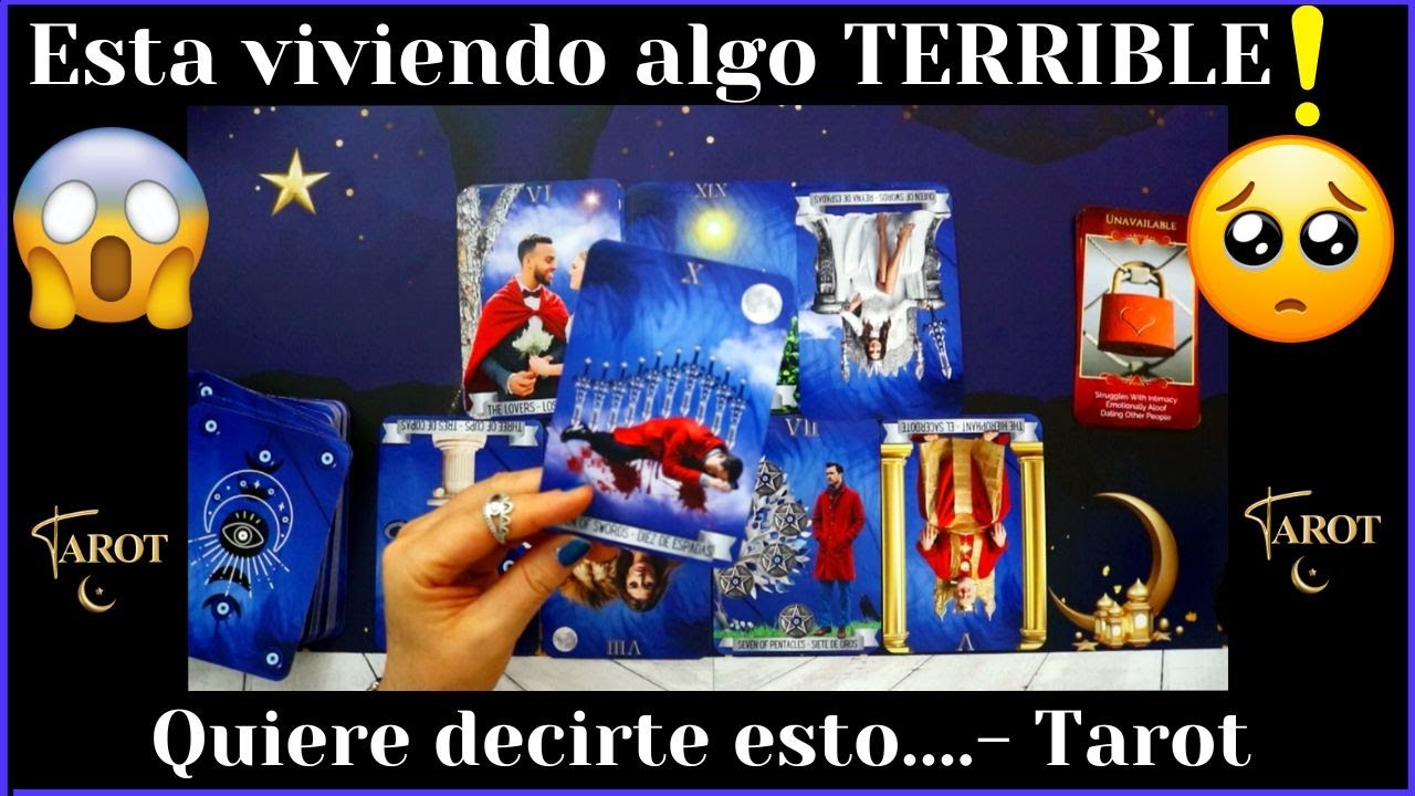 ⚠️LE HA PASADO ALGO TERRIBLE ⚠️Y NECESITA HABLARTE PARA DECIRTE ESTO ❗ ❗ TAROT  LECTURA DE CARTAS