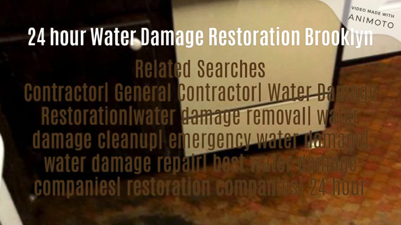 24 hour Water Damage Restoration Brooklyn