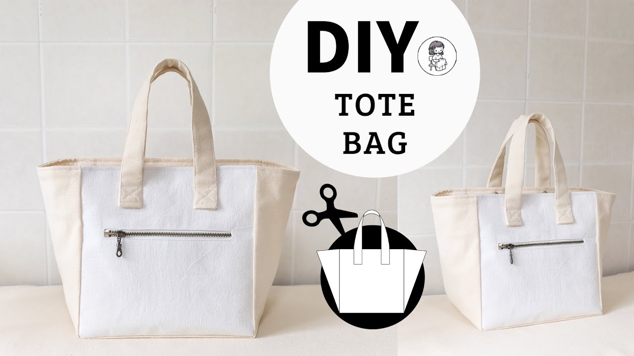 Easy DIY Tote Bag Tutorial | Простой Учебник по Созданию Сумки-Тоут DIY