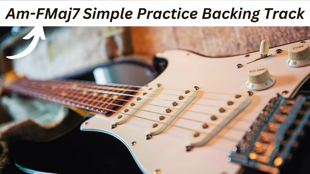 Am-FMaj7 Simple Backing Track | Practice Loop for Rhythm and Improvisation